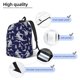 thumbnail image 3 of Balery Abstract Skiing Mochila Clásica Impresa Básica para Viaje, Mochila Escolar Resistente al Agua, Mochila de Lona con Correas Ajustables-Medium, 3 of 5