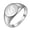 B, variant on Men Women Polished Round 26 Initial Art Font Ring 12MM Wide Stainless Steel Band Vintage Minimalist Personalized Alphabet Jewelry Letter J Size 9