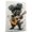 Affenpinscher, variant on Tibetan Spaniel Dog Playing Ukelele Wall Stretched Canvas Size 8x12 – Tibetan Spaniel Canvas Art for Dog Lovers, Ukelele Canvas Wall Decor