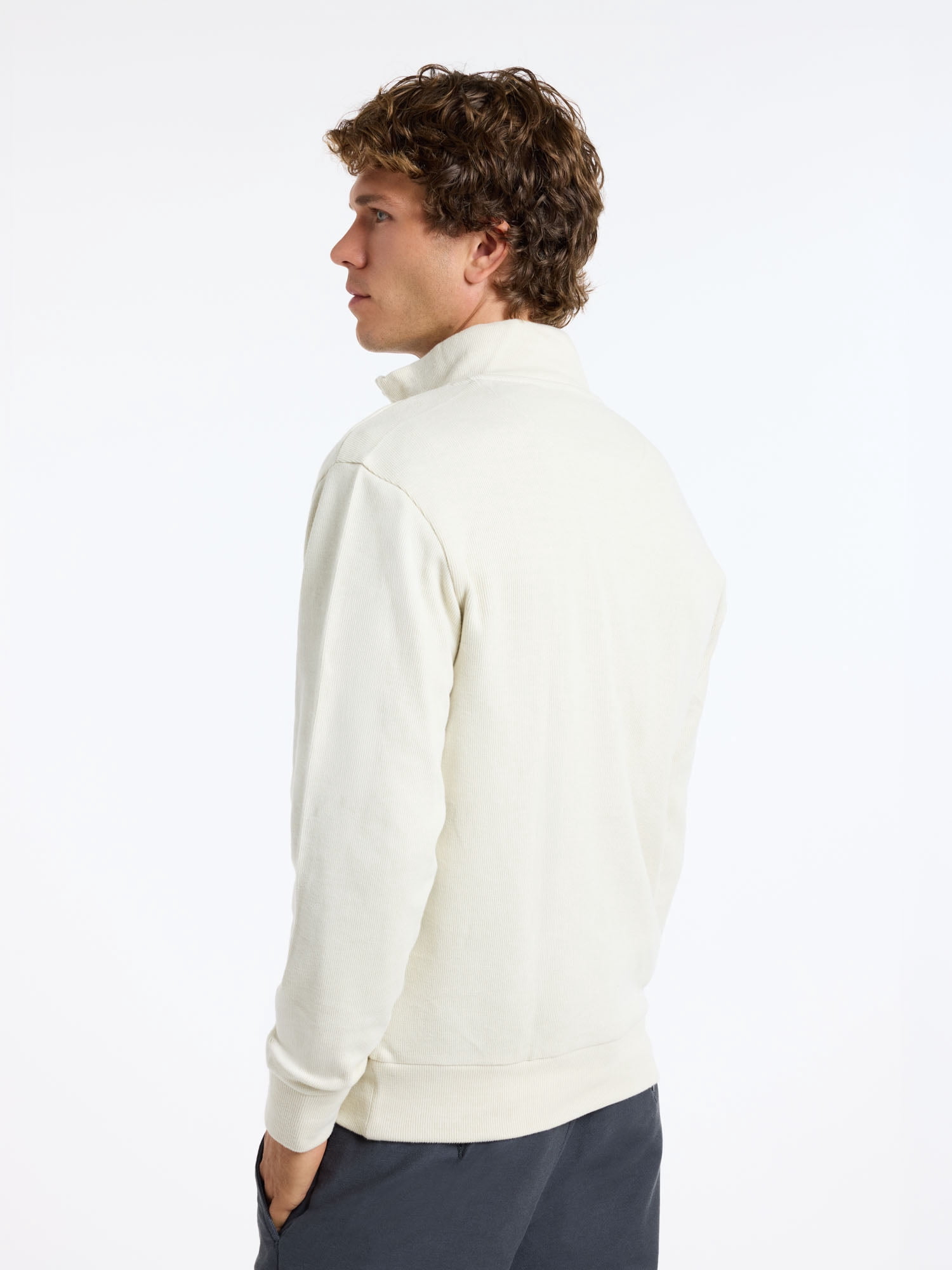 U.S. Polo Assn. Men's Quarter Zip Flatback