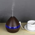 thumbnail image 5 of Humidifier for Bedroom,Quiet Dark Wood Texture Cool Mist Humidifier with Colored Lights,for Baby Nursery and Plant, 5 of 5