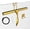Gold1, variant on 14-Inches Stainless Steel Shower Squeegee Set, Include Shower Door Hook, Adhesive Hook and Spare Silicone Blade, Window Squeegee for Shower Glass Door, Bathroom, Mirror, Window and Car Glass