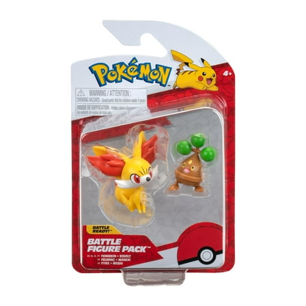 POKEMON BATTLE FIGURE FENNEKIN AND BONSLY