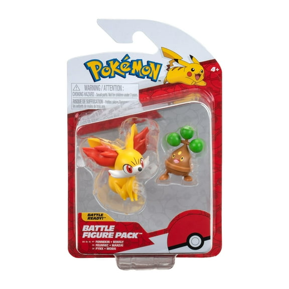 POKEMON BATTLE FIGURE FENNEKIN AND BONSLY