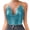 Blue, variant on Tank Tops for Women Chain Beading Tassel Sleeveless Backless Halter Crop Club Casual Basic Camisole Shirts Green One Size