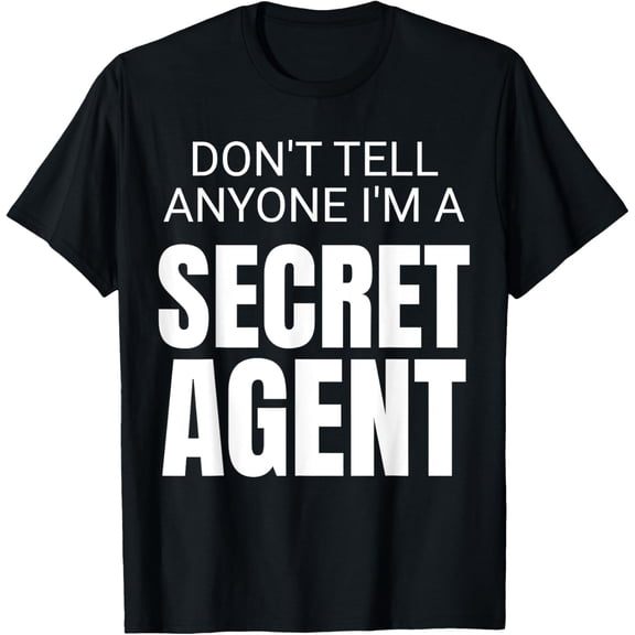 Funny Secret Agent Costume Halloween T-Shirt