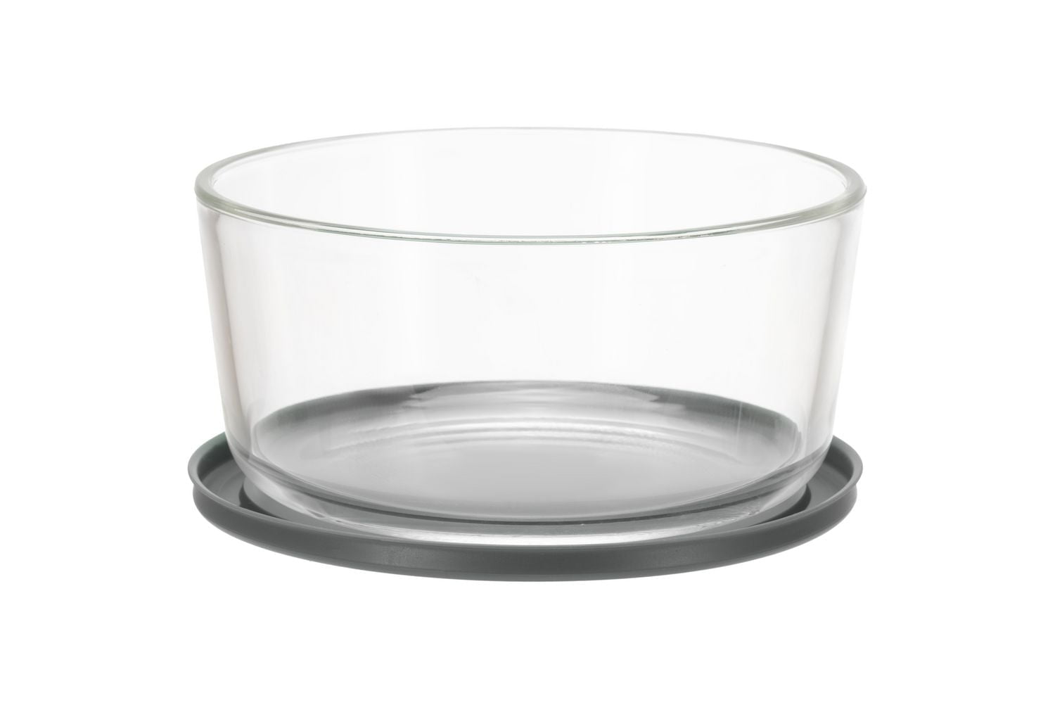 MAINSTAYS Round glass food storage with PE Lid