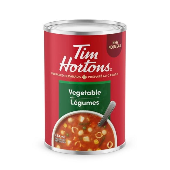 TIM HORTONS VEGETABLE CONDENSED SOUP, 284 ml