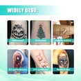 thumbnail image 5 of Pintura temporal falso tatuaje pluma 6 colores cuerpo arte pintura Kit para Cosplay, cumpleaños, Halloween, Acción de Gracias y regalos de Navidad JAMW Sencillez, 5 of 5