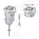 thumbnail image 2 of 2uds Puerta Cerradura Cilindro con 2 Llaves 604837167 604837168 para Coche, 2 of 7
