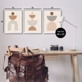 thumbnail image 4 of Stupell Industries Contemporary Boho Shapes Abstract Painting White Framed Art Print Wall Art, 16 x 20, Set of 3, 4 of 10