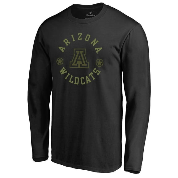 Men's Black Arizona Wildcats Liberty Long Sleeve T-Shirt