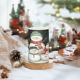 thumbnail image 2 of Yayeee Flameless Candles with Remote Flickering Battery Operated Multi Color Changing, Snowman Family, 2 of 7
