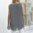 thumbnail image 7 of GERsome Womens Tank Tops Summer Scoop Neck Sleeveless T Shirts Casual Loose Fit Tunic Blouses, 7 of 7