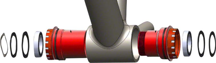 Wheels Manufacturing PressFit 30 to Shimano 24mm Bottom Bracket Angular Contact