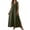 Army Green, variant on Jamicy Women's Maxi Dress Solid Color Cotton Linen Long Dresses with Pockets Loose Fit Beach Tank Dress