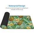 thumbnail image 5 of Pineapple Tropical Fruit Computer Mouse Pad 31.5x12 Inch Mint Green Yellow Polyester Rubber Wipeable Desk Mat, Perfect for Home Library Office, Add a Fresh and Fun Vibes to Your Space, 5 of 6