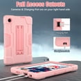 thumbnail image 7 of ELEHOLD Rugged Hybrid Case for TCL Tab 8 LE 2023 Tablet, Tri-Layers Hard PC Soft Silicone Hidden Kickstand Anti-Scratch Shockproof Heavy Duty Case for Kids Men Women,Rosegold, 7 of 7