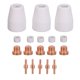 thumbnail image 1 of Consumibles para cortadora de plasma, 18 piezas Consumibles para cortadora de plasma Consumibles para máquina de corte por plasma Accesorios para cortadora de plasma Los mejores en su clase, 1 of 9