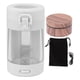 thumbnail image 1 of Tarro de almacenamiento luminoso con amoladora, tarro con sello de vidrio transparente impermeable LED con amoladora de 55mm para exteriores, color blanco, 1 of 14