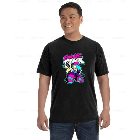 Friday Night Funkin Comfort Coler T-Shirt with Bold Game Theme, Unisex, up to size 4XL