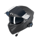 thumbnail image 1 of MOCOERL Casco Integral Abatible para Motocicleta,Certificado Dot, Casco con Auriculares Bluetooth, Cascos para con Doble Visera, Hombres y Mujeres, Mate Negro XL, 1 of 7