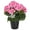 Pink, variant on HonorHut Artificial Potted Plant Garden Plants Decor Flowers Planter Pot Outdoors Spring Summer Decoration For Office Room Kitchen Red