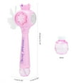 thumbnail image 2 of Máquina de burbujas eléctrica con varita mágica para niños, soplador de burbujas, juguete con luz y música para exteriores, regalo para niños, 2 of 13