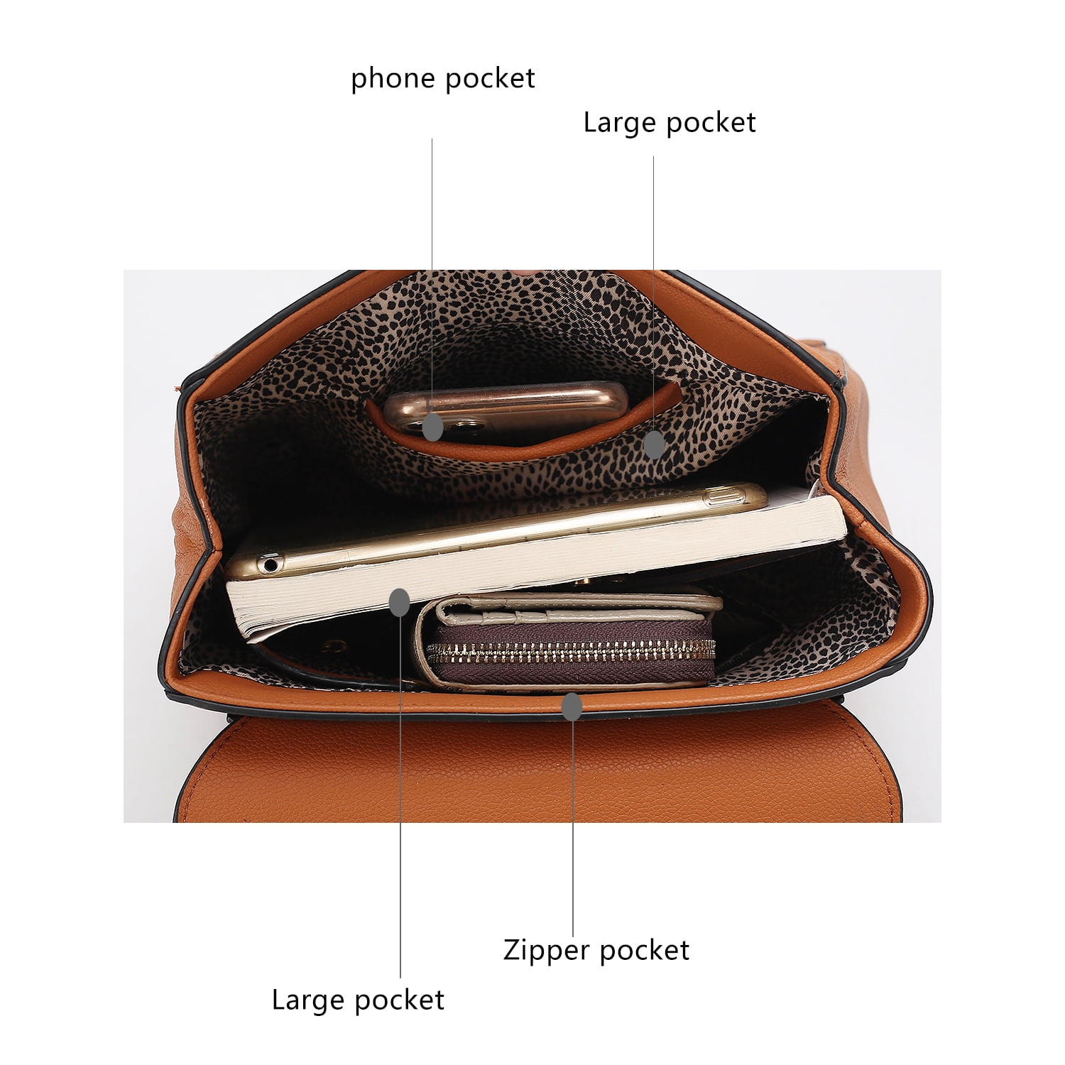 Michael Kors Gorgeous Sansa Backpack MKF Collection Sansa Vegan Leather Women main image 3