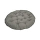 thumbnail image 3 of Cojín para silla colgante con forma de huevo, cojín acolchado para asiento, alfombrilla para silla de jardín, muebles Gris oscuro, 3 of 8