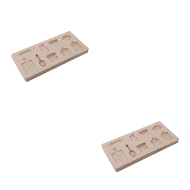 Molde de silicona para pasteles Bewildely Gris Tipo 1 2piezas
