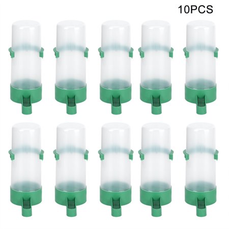 Round Birds Feeder Container  Birds Drinking Container  Livestock Farm