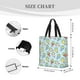 thumbnail image 3 of Balery Frog In Mermaid Bolsa de Mano para Mujeres con Cremallera, Bolsa de Gimnasio con Compartimentos, Bolsa para Laptop, Bolsa para Trabajo, 3 of 7