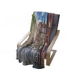 thumbnail image 4 of Amsterdam Soft Flannel Fleece Throw Blanket, Buildings of the Holland with Colorful Windows Under the Cloudy Blue Sky, Cozy Plush for Indoor and Outdoor Use, 50" x 70", Multicolor, by Ambesonne, 4 of 6