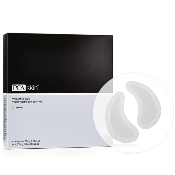 Parches para el contorno de ojos PCA SKIN con ácido hialurónico, 4 unidades