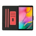 thumbnail image 5 of Dteck Galaxy Tab Tab A 10.1 2019 Case, Multiple Angle Stand Case Fit Samsung Galaxy Tab A 10.1 Inch 2019 Model SM-T510 / T515 Tablet, Built-in Card Slots, Red, 5 of 9