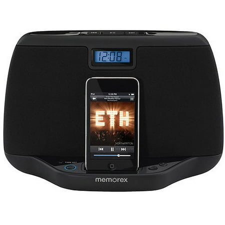 - Memorex iPod Speaker System/Dock, Black, Refurbished