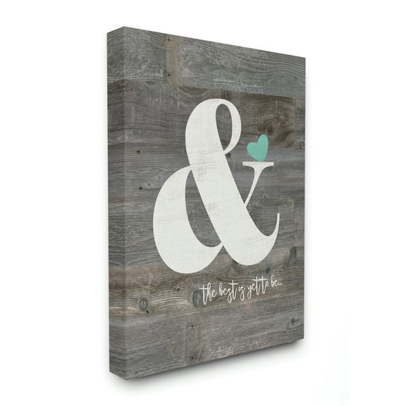Stupell Home Décor and the Best Wood Textured Family Word Design Canvas Wall Art by Jo Moulton