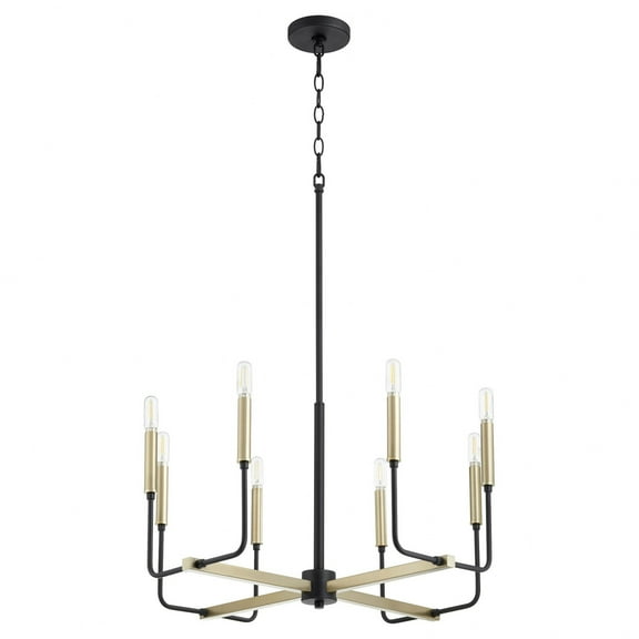 631-8-6980 Quorum Lighting Lacy - 8 Light Chandelier     -Traditional Installation