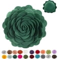 thumbnail image 6 of Fennco Styles Eva's Flower Garden Decorative Throw Pillow with Insert - 13 inch Round, 6 of 7