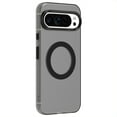 thumbnail image 4 of ELEHOLD Case for Google Pixel 9 / 9 Pro Magnetic Shockproof Case Slim Matte Transparent Rugged Cover, Skin Friendy Feel, Compatibel with MagSafe, Black, 4 of 7