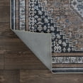 thumbnail image 6 of JONATHAN Y WASHABLE 8 x 10 Area Rug, Dalyan Geometric Medallions - Brown/Blue/Gray, WSH101B-8, 6 of 9