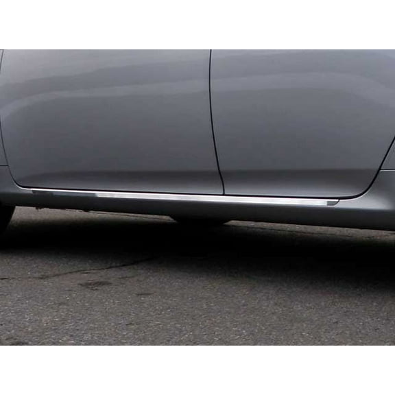 Stainless Steel Rocker Panel Trim 2Pc Fits 2009-2013 Toyota Corolla TH29112 QAA