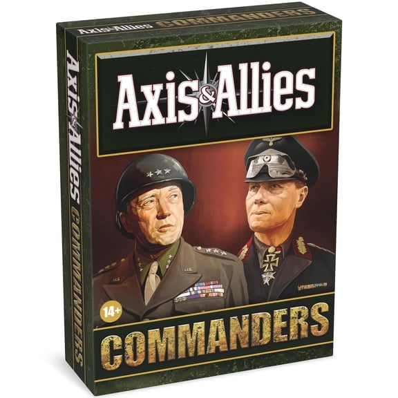 Renegade Games: Axis & Allies - Commanders - Strategy Game Expansion Accessory, 24 Double-Sided Commander Tiles Depicting Famous WWII Leaders, Add-On