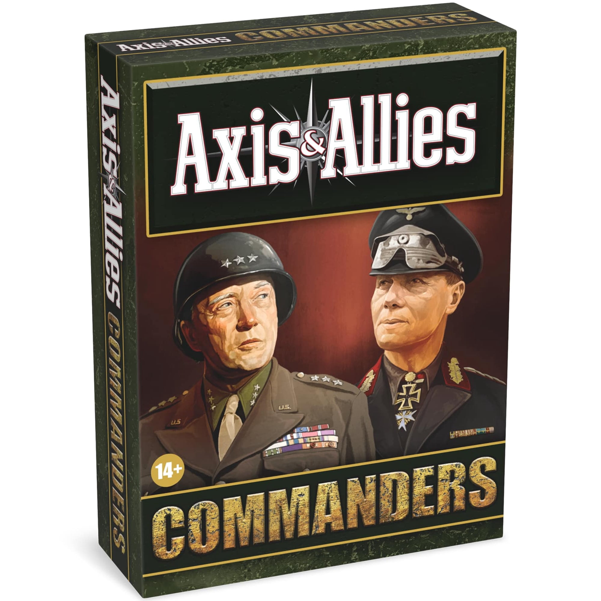 Renegade Games: Axis & Allies - Commanders - Strategy Game Expansion Accessory, 24 Double-Sided Commander Tiles Depicting Famous WWII Leaders, Add-On