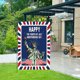 thumbnail image 5 of Bandera de jardín del Día de la Independencia, 4 de julio, patriótica estadounidense, para terraza, porche, fiesta, decoración vertical para patio, 30 x 45 cm., 5 of 6