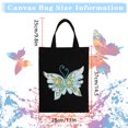thumbnail image 2 of (ST010) Nueva DIY Dot Diamond Black Bolso Ecológico Pianpian Butterfly, 2 of 9