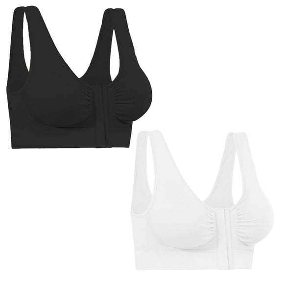 Miracle Bamboo Meilleur Soutien-Gorge Confortable à Fermeture Frontale Sans Fil de Luxe - 2TG (40”–42”)