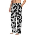 thumbnail image 2 of Uemuo Similar To Leopard Print Pattern Men's Wide Leg Palazzo Lounge Pants with Pockets Light Weight Loose Comfy Casual Pajama Pants-X-Large, 2 of 9