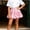 Pink, variant on Girls’ Tiered Ruffle Puffy Mini Skirt Kids Elastic High-Waist Balloon Skirt with Bow Accents Solid Color Princess Skirt Breathable Skirt for Parties Daily Wear(Black,3 Years)